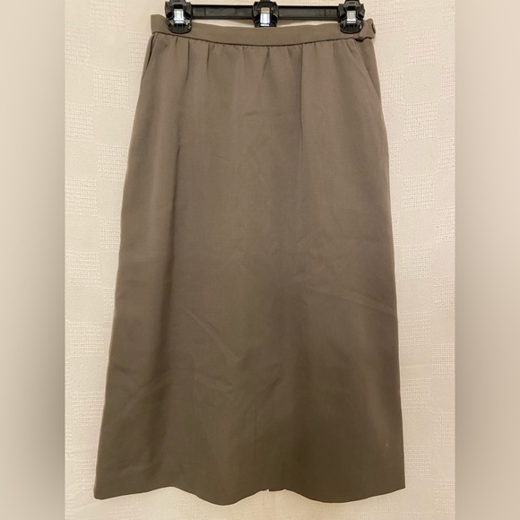 Vintage JH Collectibles ILGWU Pleated Wool Skirt, ERA: 1974 to 1995, US 8 - Picture 1 of 9
